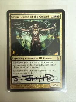 Savra, Queen of the Golgari - Ravnica: City of Guilds - Mtg Free shipping - Image 1