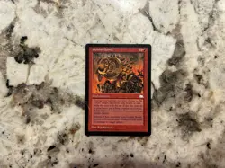 Mtg Goblin Bomb - Magic the Gathering Goblin Bomb Damaged Hp - Image 1