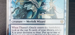 MTG - Thassa's Oracle Sealed Prerelease Foil misprinted date stamp - NM - Image 2