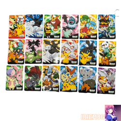 Set 18 Pikachu Pokemon Best Wishes TOP SUN Card Vintage Nintendo Bandai Japanese - Image 1