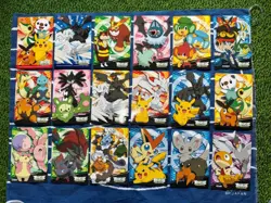 Set 18 Pikachu Pokemon Best Wishes TOP SUN Card Vintage Nintendo Bandai Japanese - Image 2