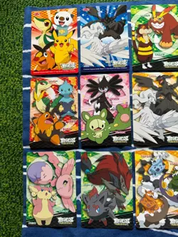 Set 18 Pikachu Pokemon Best Wishes TOP SUN Card Vintage Nintendo Bandai Japanese - Image 3