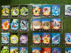 Set 65 Psyduck Machamp Pokemon Carddass Zukan Card Vintage Nintendo Bandai Japan - Image 3