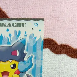 Pikachu Poncho Wearing Charizard X Pokemon Card Vintage Nintendo Bandai Japanese - Image 5
