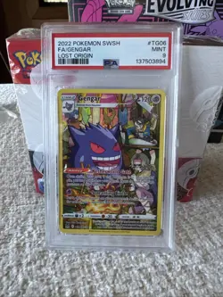 Gengar 2022 Pokemon Lost Origin Full Art Trainer Gallery TG06/TG30 PSA 9 - Image 2