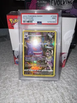 Gengar 2022 Pokemon Lost Origin Full Art Trainer Gallery TG06/TG30 PSA 9 - Image 3