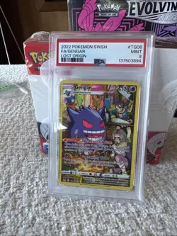 Gengar 2022 Pokemon Lost Origin Full Art Trainer Gallery TG06/TG30 PSA 9 - Image 4