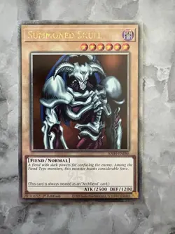 🔥Yugioh Summoned Skull *EURO* Quarter Century Secret Rare RA03-EN086 NM🔥 - Image 1