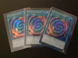3x Polymerization RA02-EN047 1st Ultra YUGIOH NM PLAYSET LOB Art - Image 1