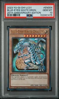 2023 #EN004 BLUE-EYES WHITE DRAGON PSA 10 - Image 1