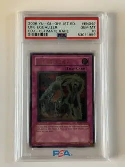Yugioh PSA 10 Life Equalizer EOJ-EN049 1st Edition Ultimate Rare 2006 Yu-Gi-Oh! - Image 1