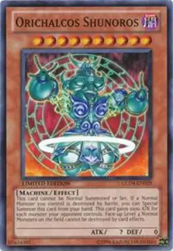 Orichalcos Shunoros GLD4-EN029 Gold Series 4: Pyramids Edition Yu-Gi-Oh NM/M - Image 1