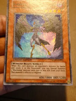 Blackwing - Shura the Blue Flame RGBT-ENPP2 Super Rare MP - Image 4