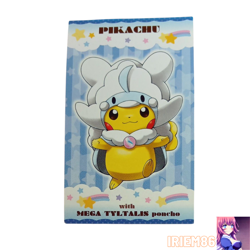 Pikachu Poncho Wearing Altaria Pokemon Card Vintage Nintendo Bandai Japan 2015 - Image 1
