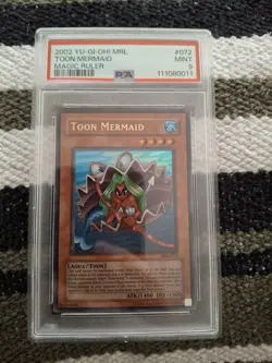 PSA 9 2002 Toon Mermaid MRL-072 Ultra Rare Unlimited OG Yugioh - Image 1
