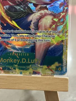 Monkey D. Luffy OP13-118 SEC Secret Rare English FOIL One Piece TCG Card - Image 2