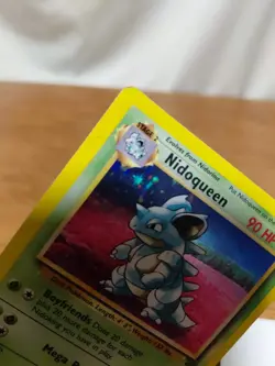 Pokemon Nidoqueen TCG Jungle Holo Card 7/64 Unlimited Rare MP Condition Vintage - Image 4