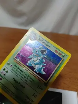 Pokemon Nidoqueen TCG Jungle Holo Card 7/64 Unlimited Rare MP Condition Vintage - Image 5