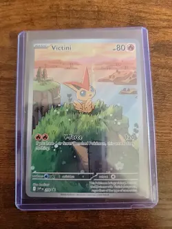 Pokemon TCG Victini Black Bolt & White Flare Promo Card Illustration SVP208 - Image 1