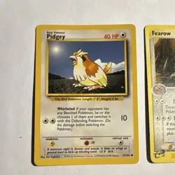 Pokemon TCG Pidgey 57/102 & Fearow 37/100 English 2 Card Lot LP - Image 2