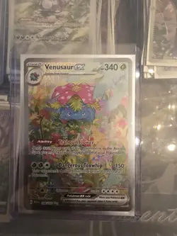 Pokemon TCG Venusaur EX Special Illustration Card 198/165 Scarlet & Violet 151 - Image 1