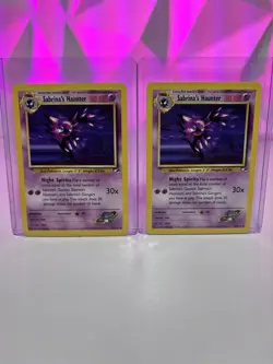 Pokemon Sabrina's Haunter 58/132 Gym Challenge 2000 Nintendo 2 Card Lot! - Image 1