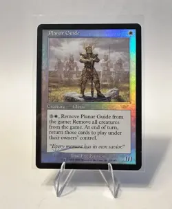 Foil Planar Guide Creature Card Magic: The Gathering holo card - Image 1