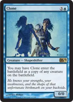 Clone -Foil Light Play MTG Magic 2014 Core Set - Image 1