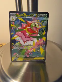 Mega Meganium EX Full Art Holo Pokemon Card 272/217 ASC English - Image 2
