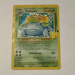 Venusaur 15/102 Celebrations Pokemon Holo Rare M/NM English Card Super Near Mint - Image 1