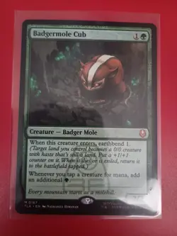Magic the gathering Badgermole Cub Avatar: The Last Airbender Regular Mythic 167 - Image 1