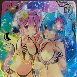 Maiden Party Series #5 - CP Card - Goddess Story - CP-007 Rem and Ram Bikini - Image 2