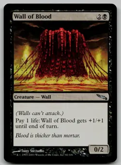 Wall of Blood U Mirrodin 82 NM - Image 1