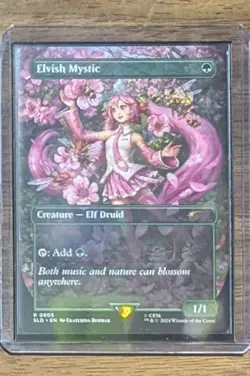 MTG Elvish Mystic (0805) Non-Foil Hatsune Miku Secret Lair Drop NM - Image 2