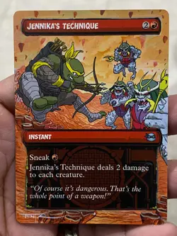 Jennika's Technique Teenage Mutant Ninja Turtles Hand Painted Altered Art Tentz - Image 1