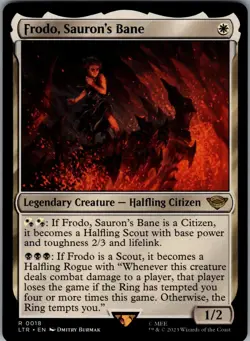 Frodo, Sauron's Bane 18 - The Lord of the Rings NM - MTG TCG - Image 1