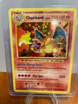 Charizard HOLO RARE 11/108 Pokemon XY Evolutions Holographic Foil LP - Image 1