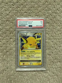 Pokemon Stormfront Raichu Lv. X 99/100 PSA 5 - Image 1