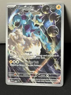 Thundurus 209 Pokemon TCG Card S&V Black Star Promo Holo NM - Image 1