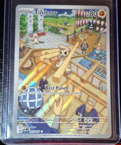 Pokemon Company Timburr 183/167 Sv06 Twilight Masquerade IR Holo ENG - Image 1