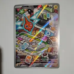 Pokemon Rotom 197/182 Sv10: Destined Rivals Holo Illustration Rare Mint - Image 1