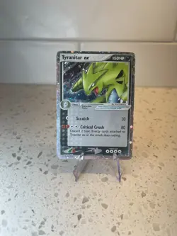Tyranitar ex 17/17 EX Dragon Frontiers 2006 Pokemon Card HP/DMG Ultra Rare - Image 1