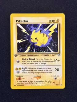2000 Pokemon Neo Genesis 1st Edition PIKACHU #070/111 NEAR MINT NM - Image 1