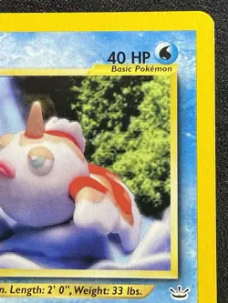 Pokemon TCG Goldeen 1st Edition 45/64 Neo Revelation VLP (Yuka Morii) - Image 2