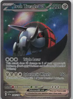 Iron Treads ex 248/198 Scarlet & Violet Pokemon Holo NM - Image 1