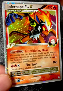 Infernape Lv.X 108/111 Rising Rivals Ultra Rare Holo - Pokemon TCG - NM - SWIRL - Image 1