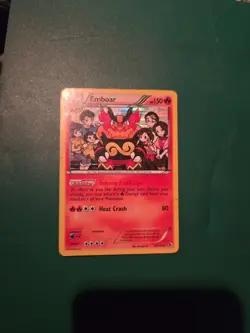 Pokemon TCG Emboar Legendary Treasures 27/113 Holo Holo Rare - Image 1