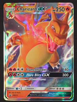 2019 CHARIZARD GX SM211 BLACK STAR PROMO HIDDEN FATES TIN Pokemon TCG - Image 1