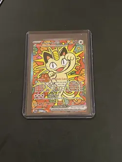 Pokemon TCG Meowth ex SIR 121/088 - Image 1