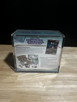 Pokemon ETB Temporal Forces (Blue) Factory Sealed w/ Case - Image 3